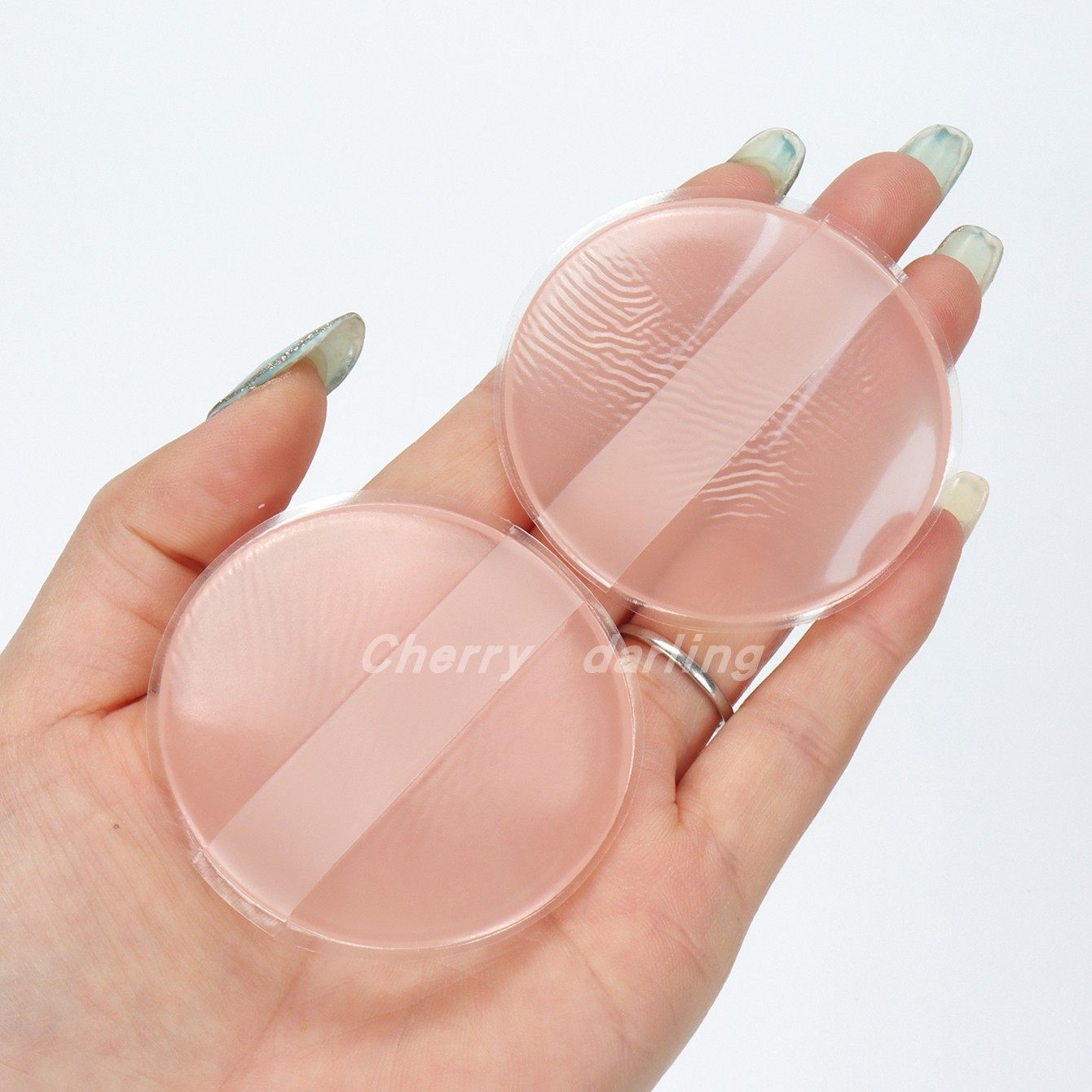 透明硅胶粉扑果冻气垫上妆粉扑上妆粉扑身体乳BB霜粉扑服帖不吃粉,淘宝优惠券,粉丝福利购,淘宝优惠卷