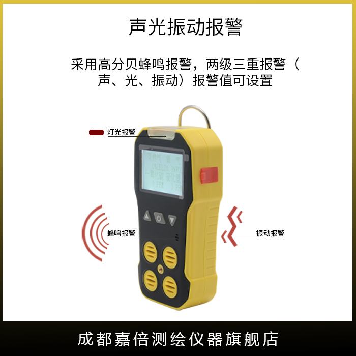 保时安BH-4气体检测仪有毒有害测氧测爆仪氧气可燃气硫化氢四合一-图0