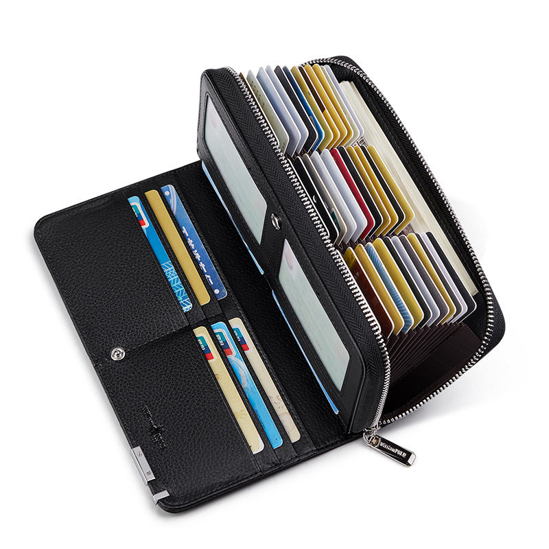 英皇保罗卡包大容量多卡位男士钱包 williampolo美第奇卡包