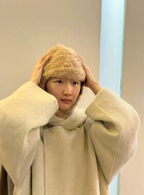 出行护耳雷锋帽女编织可爱秋冬季