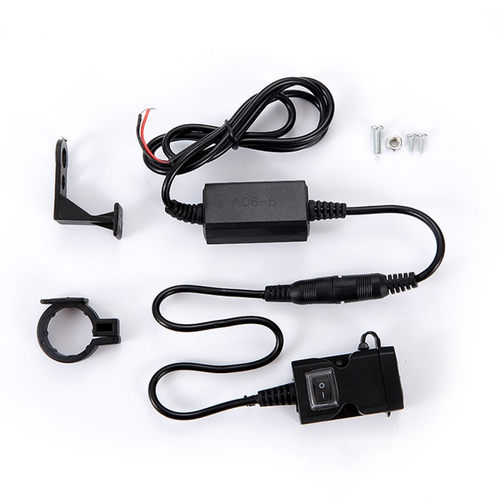 电动摩托车手机充电器改装12v24v72v蓄电池转5vUSB接口防水快充 - 图3