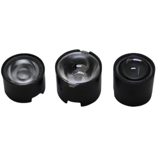 led聚光仿流明1w3w透镜直径13 15 16 22mm大功率RGB灯珠平凸透镜 - 图3
