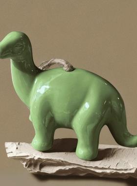 陶瓷风铃创意立体恐龙风铃挂饰