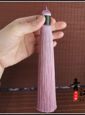 亚紫素雅古装车挂簪子扇文艺流苏