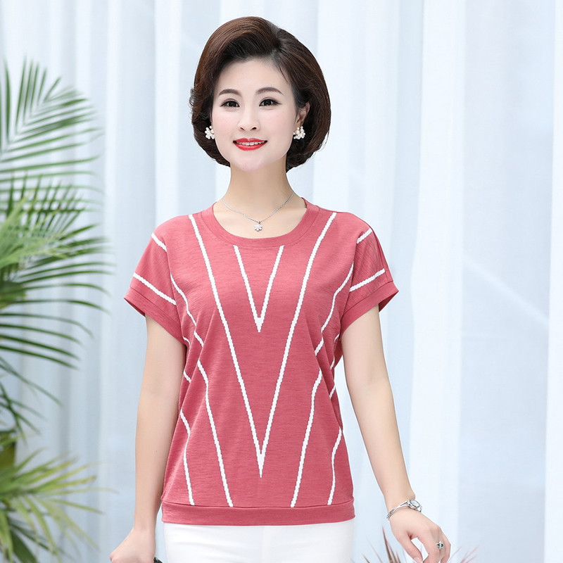 岁中老年夏 50 40 新款中年女士上衣 2019 恤短袖夏装纯棉两件套 t 妈妈 岁中老年夏 50 40 新款中年女士上衣 2019 恤短袖夏装纯棉两件套 t 妈妈