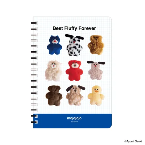 现货日本采购小众卡通mojojojo可爱呆萌小熊B6本子ins高人气作者,淘宝优惠券,粉丝福利购,淘宝优惠卷