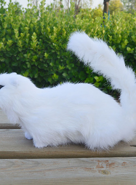 招财桌面摆件装饰品仿真黄鼠狼