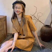 Small sub-Port taste Dont make suit skirt Sens. 2022 Summer clothes new high class Frosty Wind Fried Street Dress