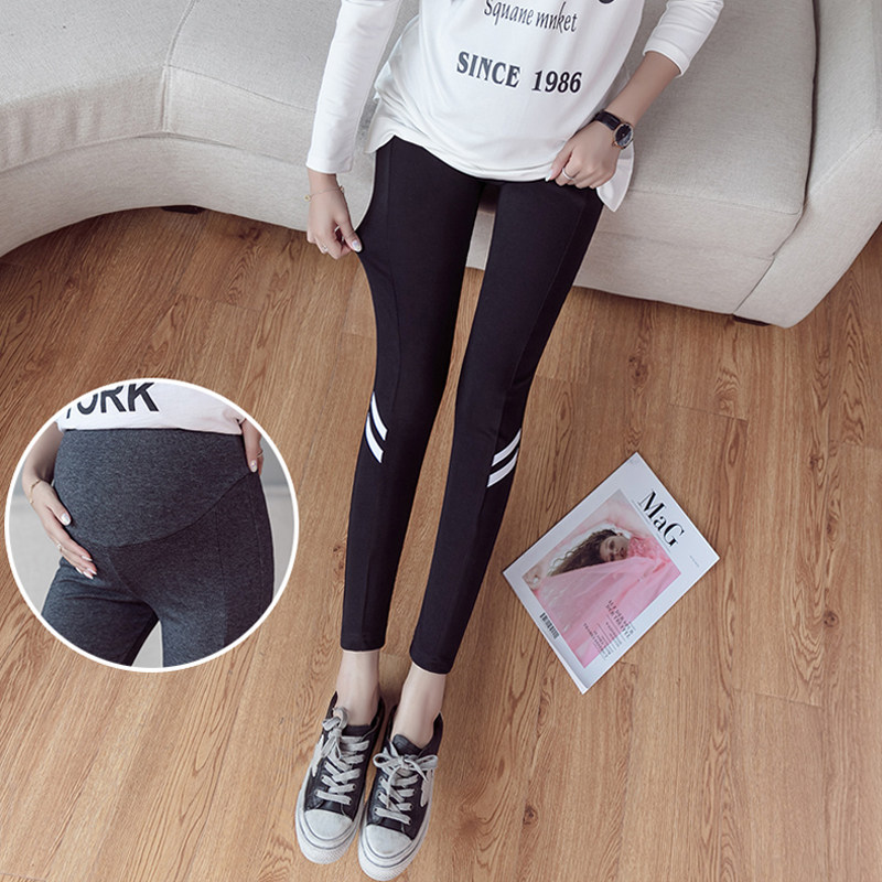 秋冬托腹外穿小个2潮妈孕妇裤子 予妍孕妇打底裤