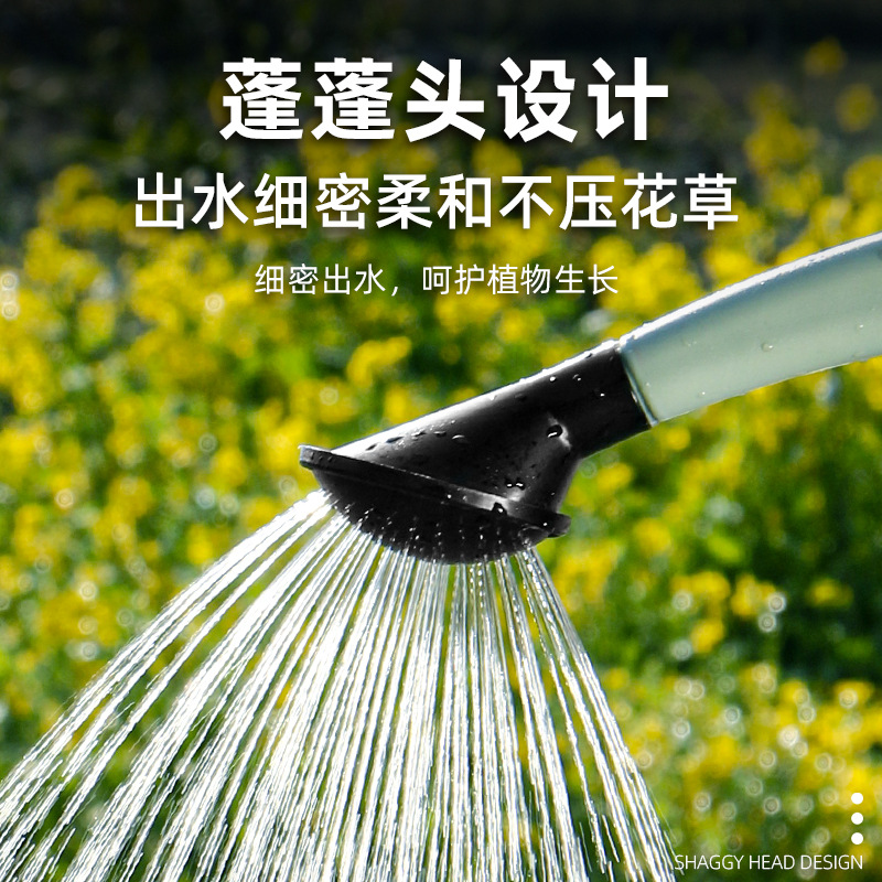 加厚洒水壶浇花家用大喷壶塑料浇水壶园艺浇菜壶长嘴花洒壶淋花壶-图1