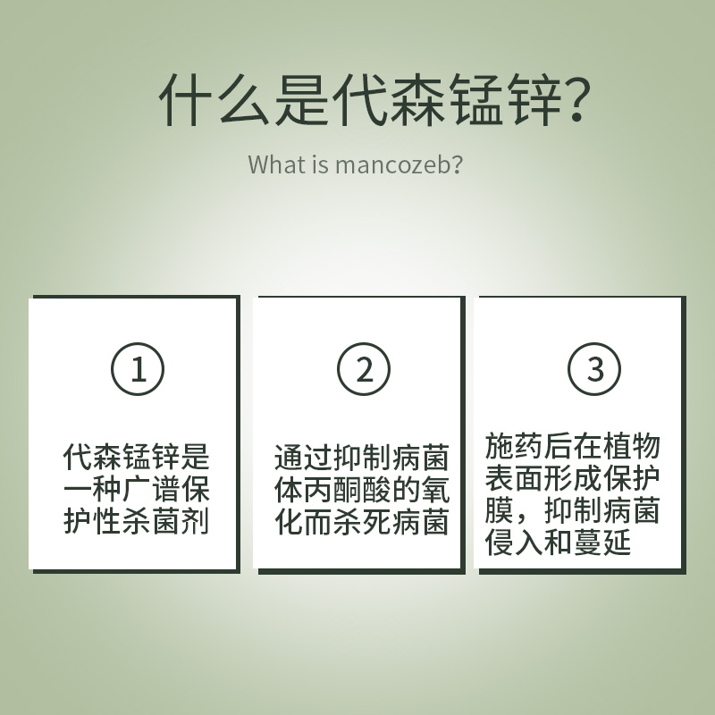 德沃多代森锰锌果蔬多菌灵杀菌剂花卉植物盆栽多肉兰花月季百菌清 - 图2