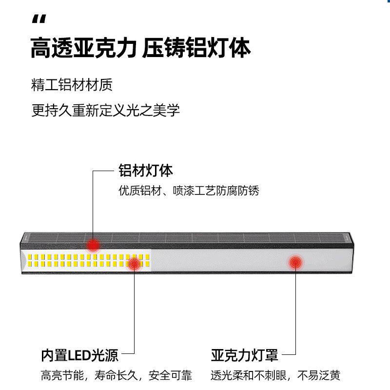 户外壁灯led阳光房长条超亮露台门头灯防水庭院阳台室外照明墙灯,淘宝优惠券,粉丝福利购,淘宝优惠卷