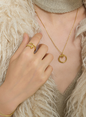 【春夏服饰首场上新】非洲菊钉子项链耳环 生日礼物