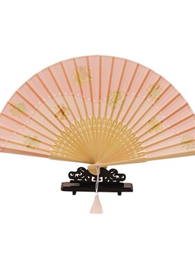 夏天扇子古风扇子折叠扇子古风折扇汉服扇新中式女扇舞蹈扇小扇子