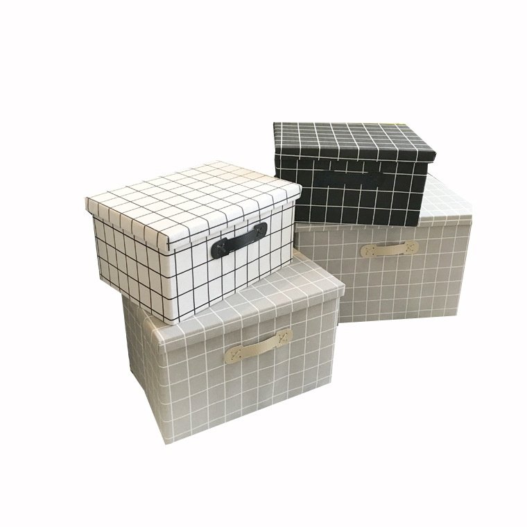 带盖收纳盒可折叠收纳箱北欧风衣物整理玩具收纳杂物整理筐特大号,淘宝优惠券,粉丝福利购,淘宝优惠卷