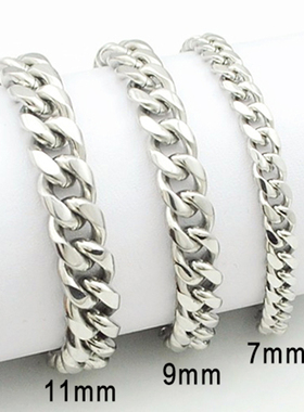 钛钢时尚个性风粗手链王嘉尔同款