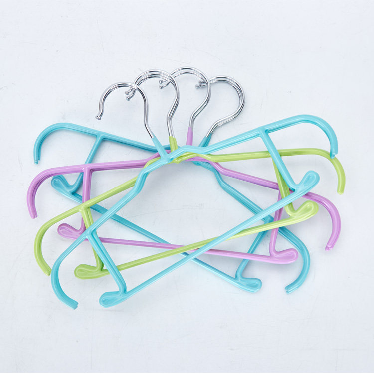 儿童婴儿塑料不锈钢衣架宝宝新生儿内衣袜防风家用衣挂衣服架包邮,淘宝优惠券,粉丝福利购,淘宝优惠卷