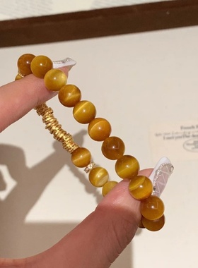 新中式虎眼石盘缠手链