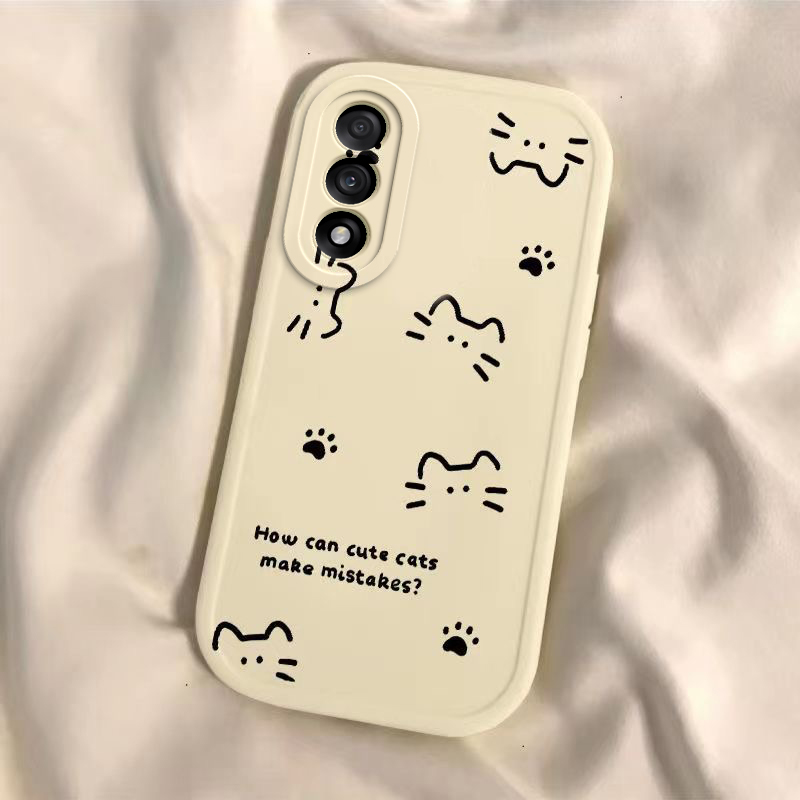 适用一加Ace5至尊版手机壳1+Ace5竞速版OPPO新款保护套Aec硅胶Ae全包防摔1加Ace男女PLC110板PLF外壳线条猫咪 - 图3