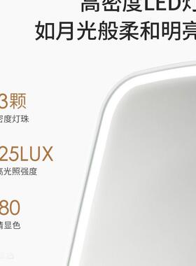 佐敦朱迪化妆镜女台式led带灯便携补光网红随身