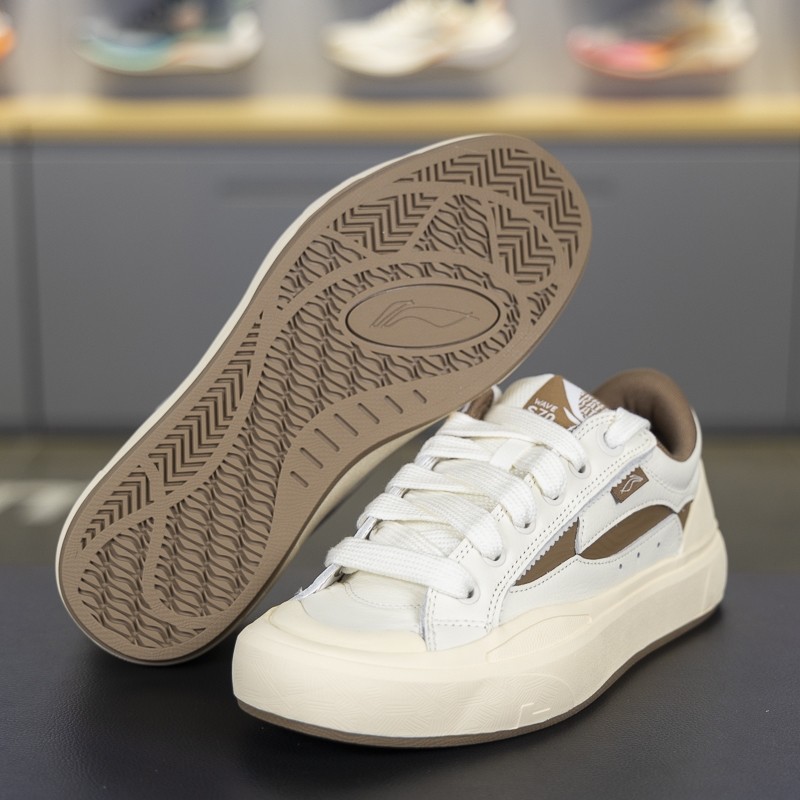 正品李宁板鞋男2024秋季新款惟吾S70复古百搭低帮滑板鞋AEPU027,淘宝优惠券,粉丝福利购,淘宝优惠卷