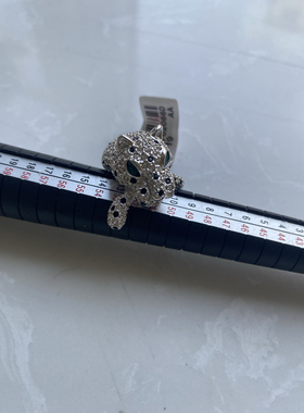 青岛中古美饰豹子戒指 4.12