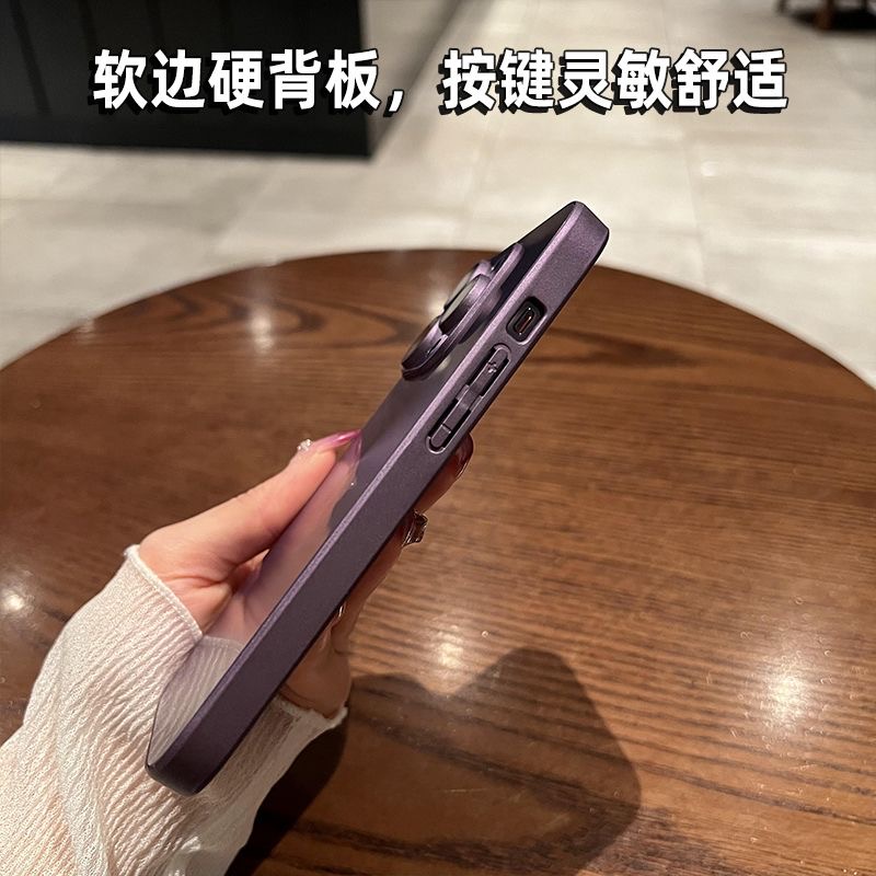 镭射磨砂CD纹太空银适用于苹果14promax手机壳iphone13pro简约超薄15防摔硬壳11promax高级感14/13外壳12pro-图2