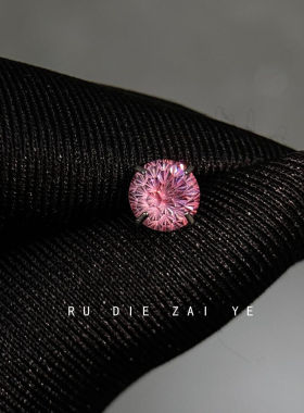 耳钉不易过敏钛合金6mm爆闪烟花切耳蜗钉钛钢平底甜酷耳骨钉耳钉