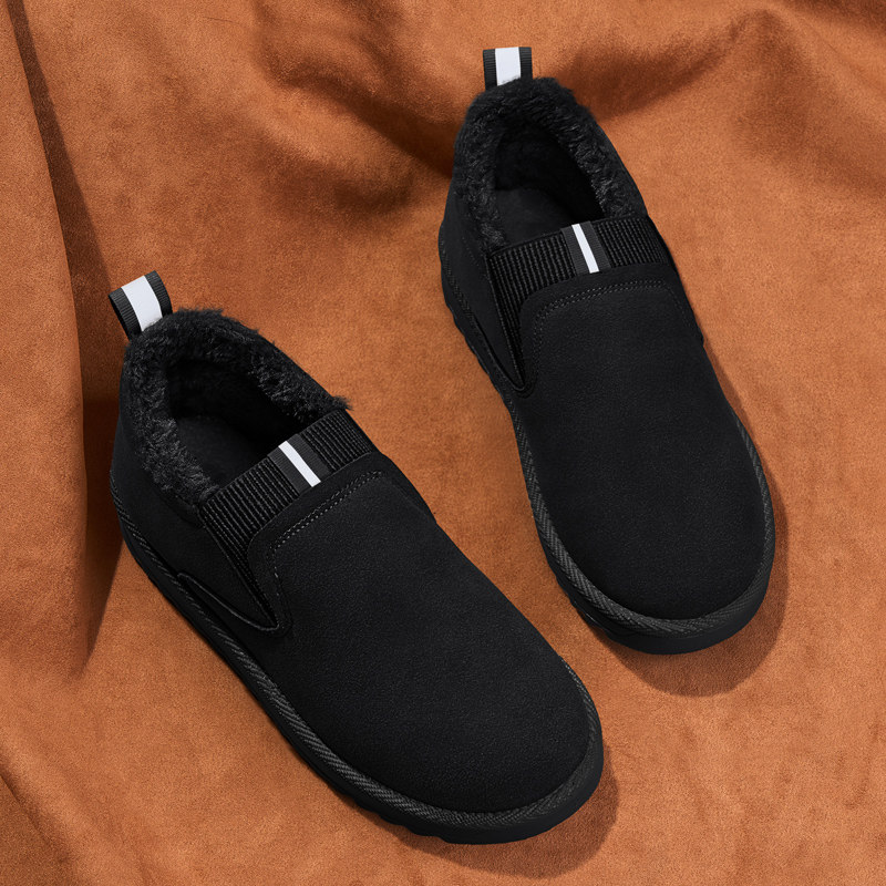 棉鞋女冬加绒老北京布鞋一脚蹬毛毛鞋加厚保暖冬款休闲妈妈豆豆鞋,淘宝优惠券,粉丝福利购,淘宝优惠卷