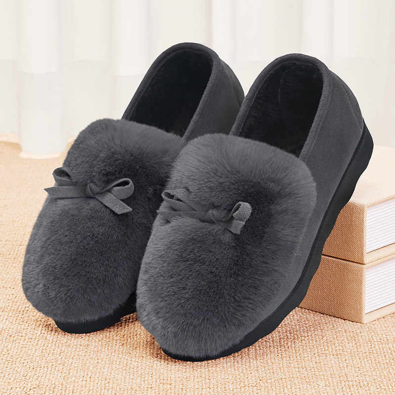 豆豆鞋女冬加绒新款平底老北京布鞋毛毛鞋外穿一脚蹬秋冬妈妈棉鞋,淘宝优惠券,粉丝福利购,淘宝优惠卷