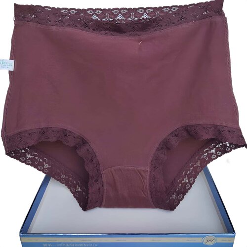 彩田内裤女高腰1098弹力纯棉蕾丝边纯棉裆大码1A305新款1A306全棉 - 图1
