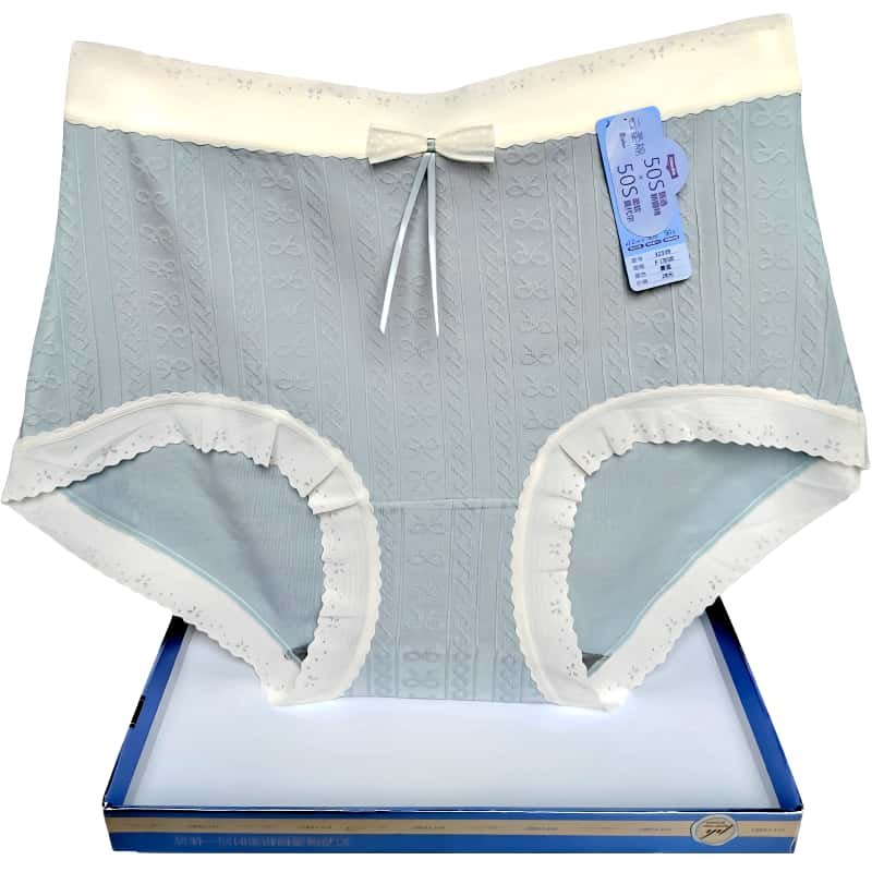 彩田内裤女士莫代尔棉中高腰32339新疆棉石墨烯抗菌提花蕾丝边新,淘宝优惠券,粉丝福利购,淘宝优惠卷