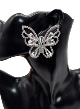 XUNIYISHI水钻蝴蝶项链
