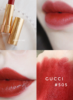 现货速发gucci古驰口红25碎花203