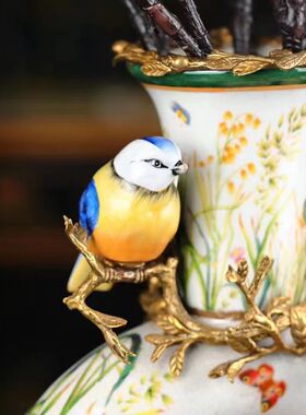 欧式陶瓷花瓶摆件装饰品