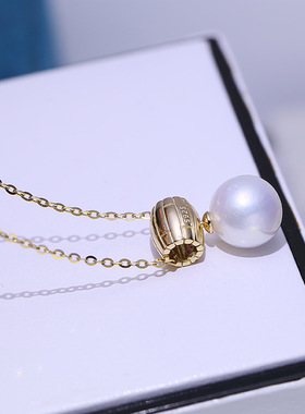 DIY配件S925纯银珍珠吊坠空托