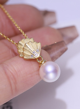 DIY配件S925纯银吊坠空托