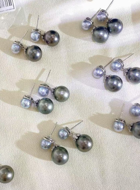 diy配件纯银双珠耳钉空托测试推荐