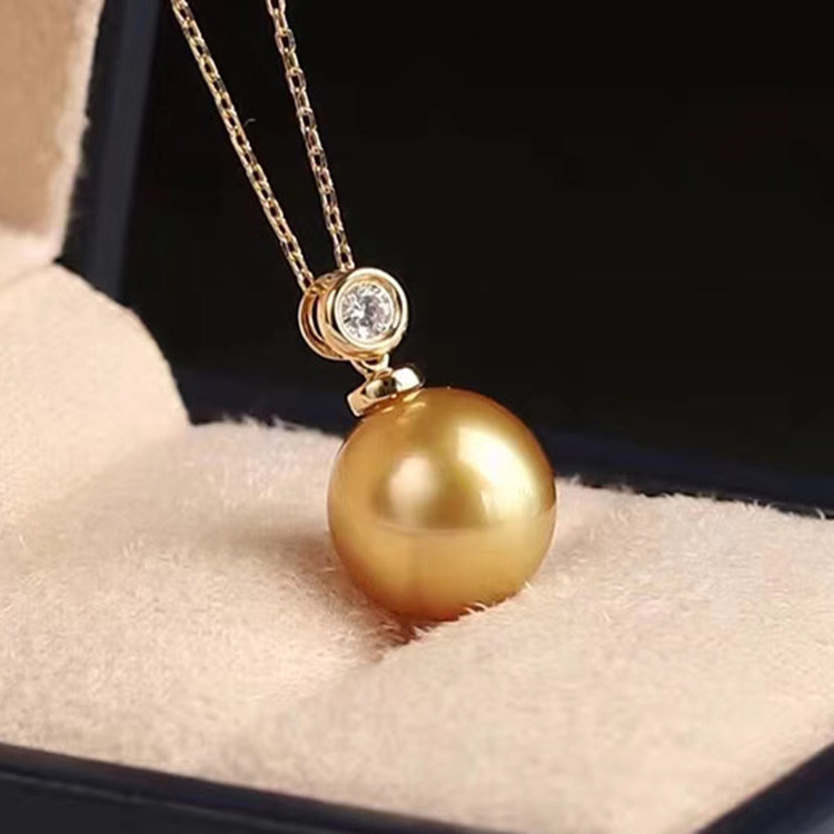 DIY珍珠配件 S925纯银玉石吊坠空托 经典时尚半成品项坠托配8-12,淘宝优惠券,粉丝福利购,淘宝优惠卷