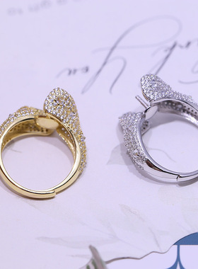 DIY配件S925纯银精工耀眼戒托