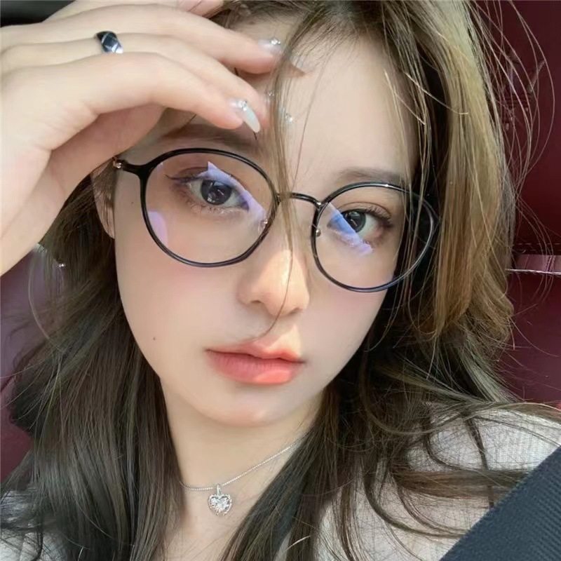 超轻眼镜框女近视复古ins圆形防蓝光镜架细框TR90眼镜男变色仅7克,淘宝优惠券,粉丝福利购,淘宝优惠卷