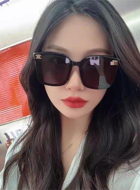 欧美凯旋门网红太阳镜女潮法式高级感2024防晒墨镜时尚街拍显脸小