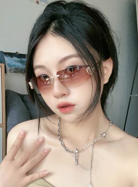 防紫外线无框个性欧美太阳镜