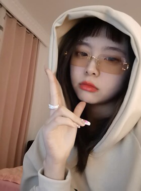 无框防紫外线UV400嘻哈太阳镜