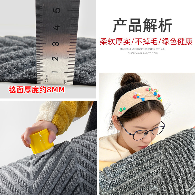 咖啡色入户门地毯户外门口地垫门外高级室外新款加厚脚垫防滑门垫,淘宝优惠券,粉丝福利购,淘宝优惠卷