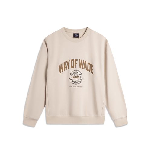 李宁男子韦德卫衣新款韦德系列时尚宽松套头运动休闲卫衣AWDU277 - 图3