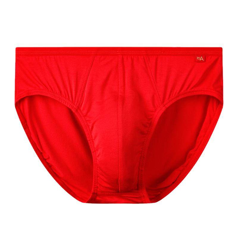 依之舍男士内裤中腰纯色天竹莫代尔本命年马年大红色冰丝透气吸汗,淘宝优惠券,粉丝福利购,淘宝优惠卷