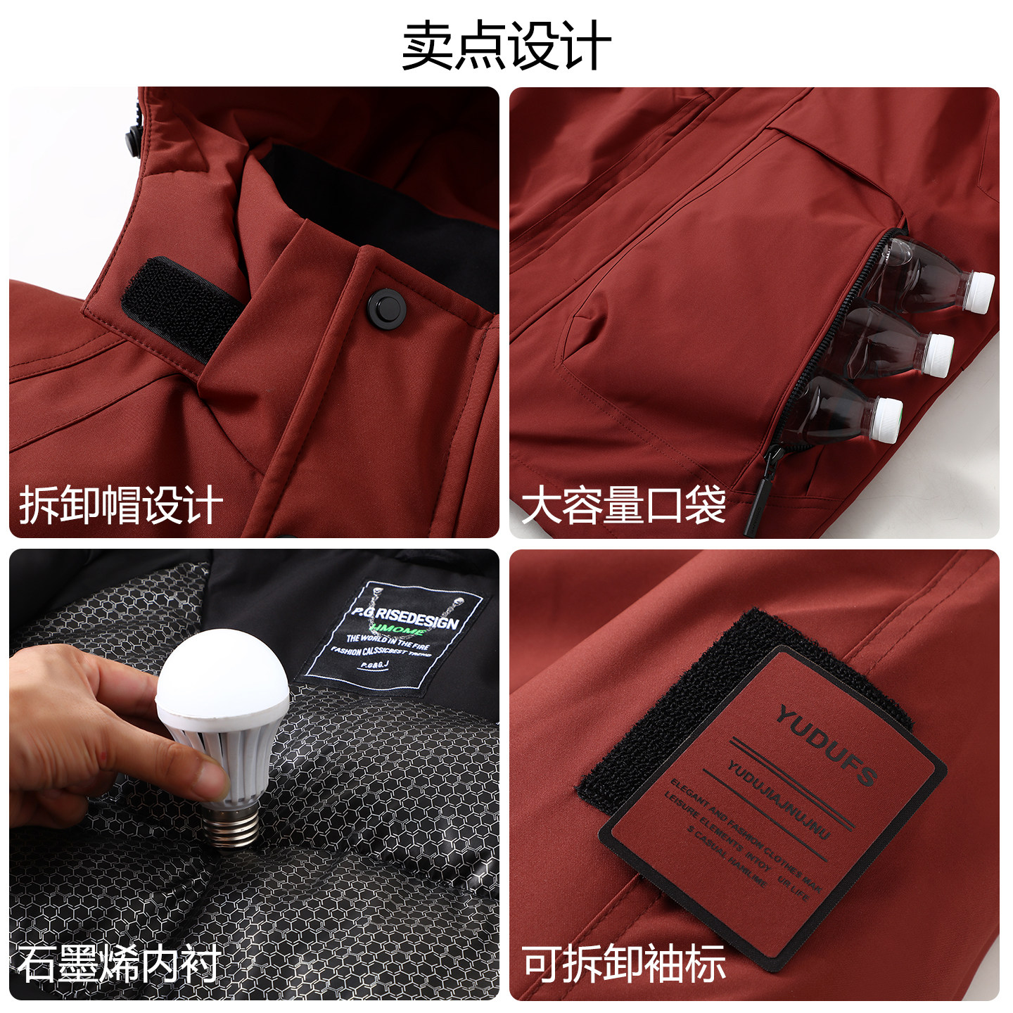 350斤大码加厚棉衣男胖子冲锋衣棉服加肥加大宽松保暖中长款棉袄,淘宝优惠券,粉丝福利购,淘宝优惠卷