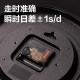 Deli silent punch-free living room wall clock