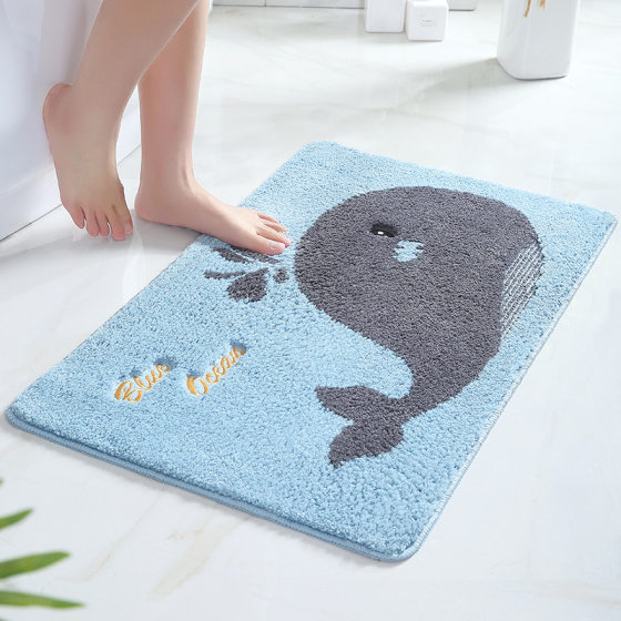 Cartoon bathroom floor mat absorbent cute door mat bathroom floor mat non-slip bathroom door mat carpet bedroom mat